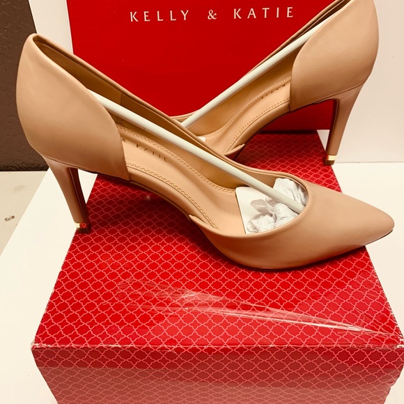 Womens Kelly & Katie Driella Natural Heels Size 10 - Picture 7 of 8